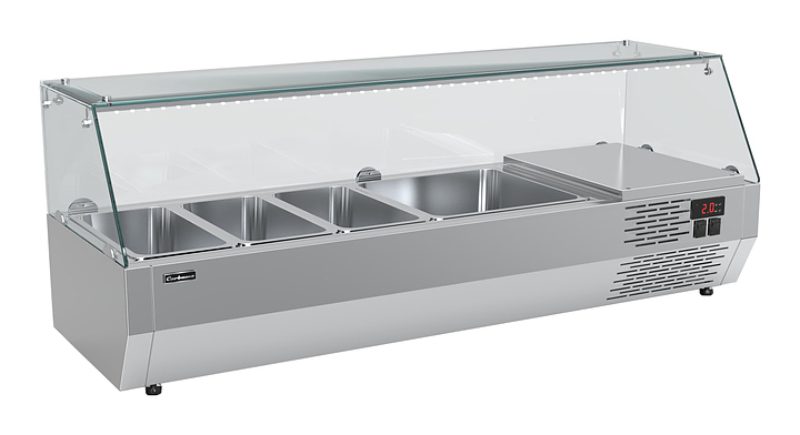 Витрина для ингредиентов Полюс A40 SM 1,2-G (3 GN1/3+1 GN1/2)