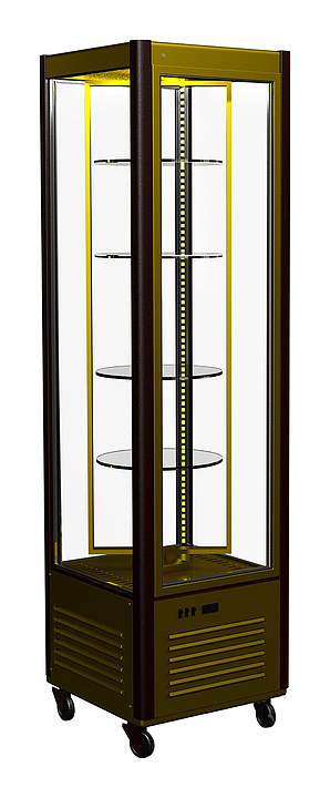 Шкаф холодильный Полюс D4 VM 400-2 (R400Cвр Сarboma Люкс) (0430 INOX)